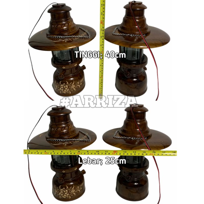 LAMPU PETROMAK LAMPU HIAS / LAMPU GANTUNG / LAMPU DUDUK DARI KAYU JATI