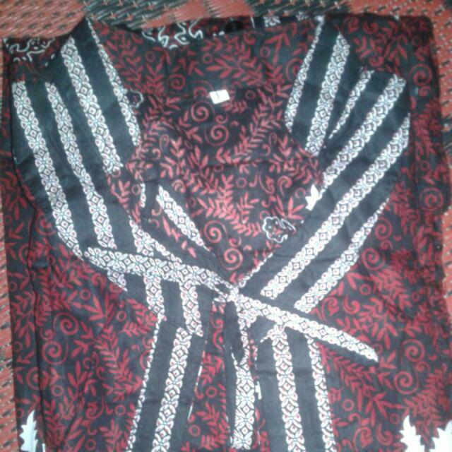 Maura Couple - Sania Ruffle Batik Couple Ori Ndoro Jowi Garansi Termurah Shopee - Batik Modern Solo