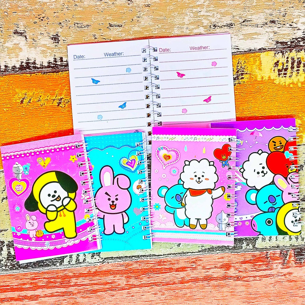 NOTEBOOK RING MINI KARTUN FULL MOTIF LUCU A7 / BUKU TULIS NOTEBOOK / BUKU KECIL NOTEBOOK AESTHETIC