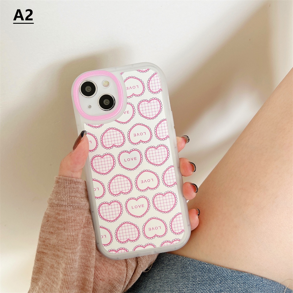 Casing Silikon OPPO A16K A16 A55 A15 A95 A76 A96 A54 A74 A5S A12 A7 A3S A31 A53 A92 A52 A1K Reno 7Z Reno6 5F 4F Motif Mata Besar