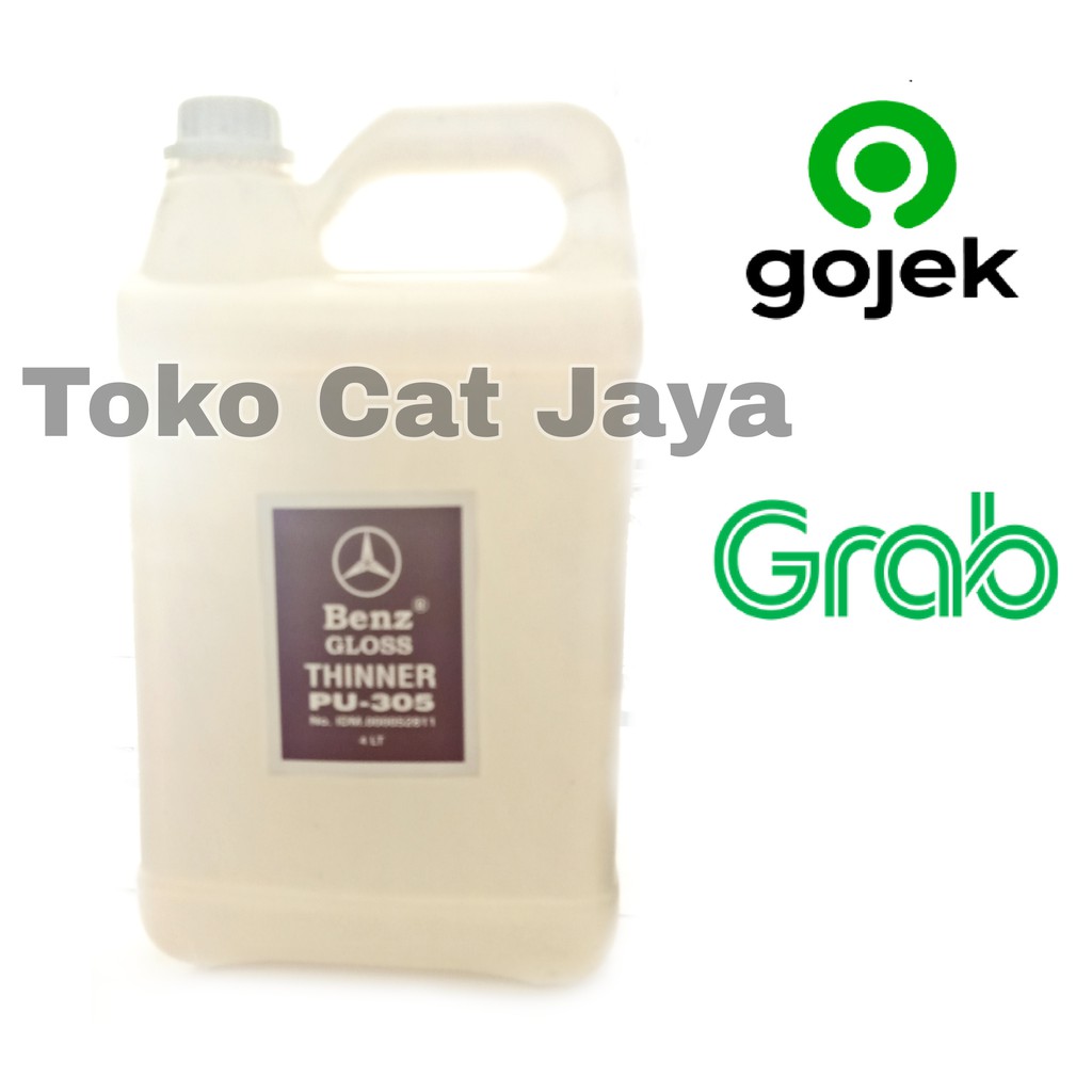 THINNER PU BENZ GLOSS 4 Liter / Pengencer cat / Penghapus Cat / Tiner 305