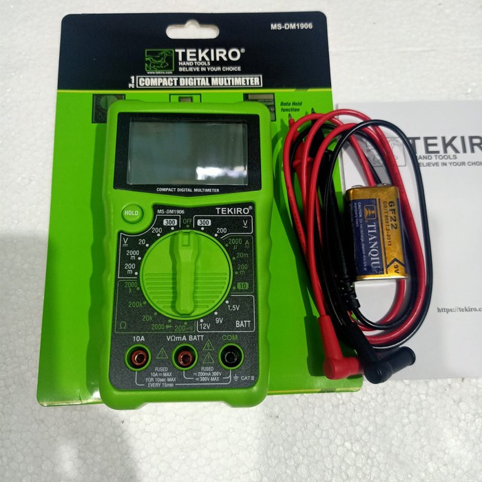 TEKIRO COMPACT DIGITAL MULTIMETER Tekiro MS-DM1906 Multimeter Tekiro