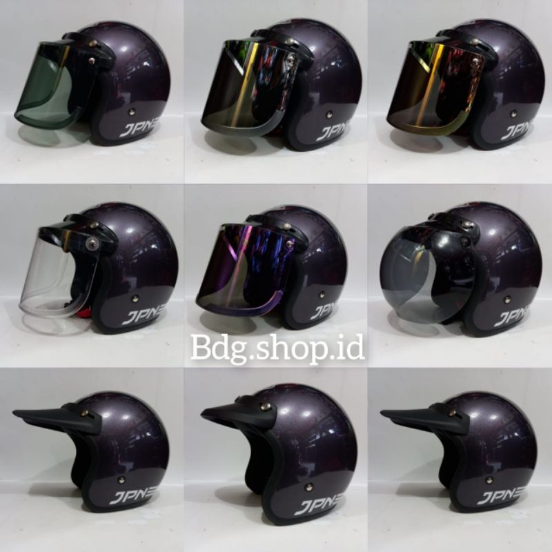 helm jpn abu gunmetal gloss