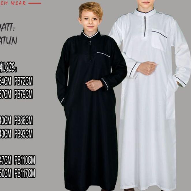 ➴ Baju Gamis Anak / Jubah Anak Laki Laki Umur 2 - 12 Tahun ✸