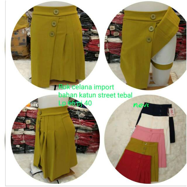 Rok celana wanita / Rok pendek mini / Rok celana terbau import