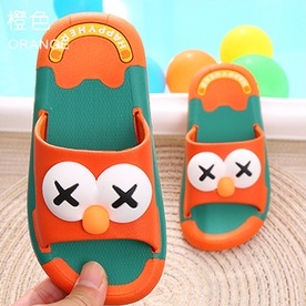 littlekiddoss SH2132 SH2133 Sandal Anak Karakter Timbul Sendal Karet Anak Import ORANGE SIZE 32-33