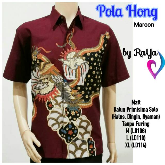HEM BATIK SOLO KATUN HALUS POLA HONG NAGA BATIK PEKALONGAN