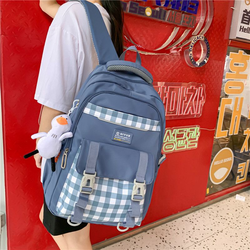 MOEZHA_ Tas Ransel Sekolah Anak Perempuan Cewek Wanita TK SD SMP SMA Fashion Korea Karakter Lucu Import