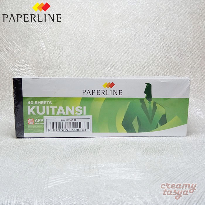 

Buku Kwitansi Kecil Paperline Kuitansi 40 Sheets PPL KT 40 M