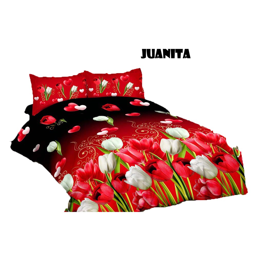 Ss Sprei Bonita 180 180x200 King Size No. 1 Mix Motif Part A Dewasa Bunga Minimalis Kartun Anak