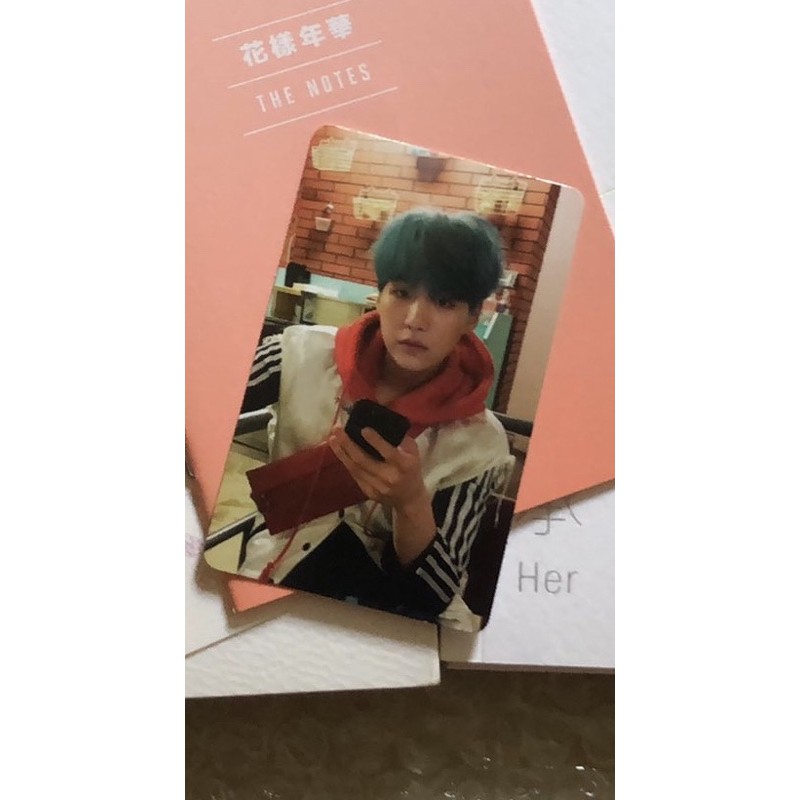 ALBUM BTS LY HER VER E SUGA PHOTOCARD
