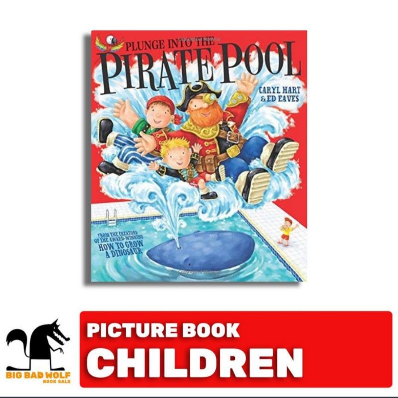 big bad wolf books     plunge into the pirate pool   buku cerita anak