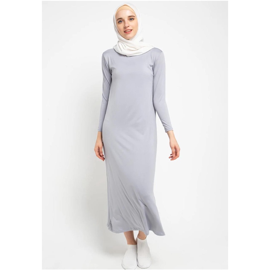 MANSET GAMIS PANJANG POLOS ADEM DAN SOFT MANSET YUKENSI GAMIS MUSLIMAH BAHAN SPANDEK DAN KAOS