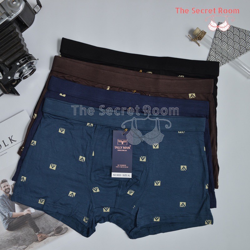 TALLY CD CELANA DALAM BOXER COWOK PRIA 9003 I SIZE M - XXL (HARGA PER PCS)