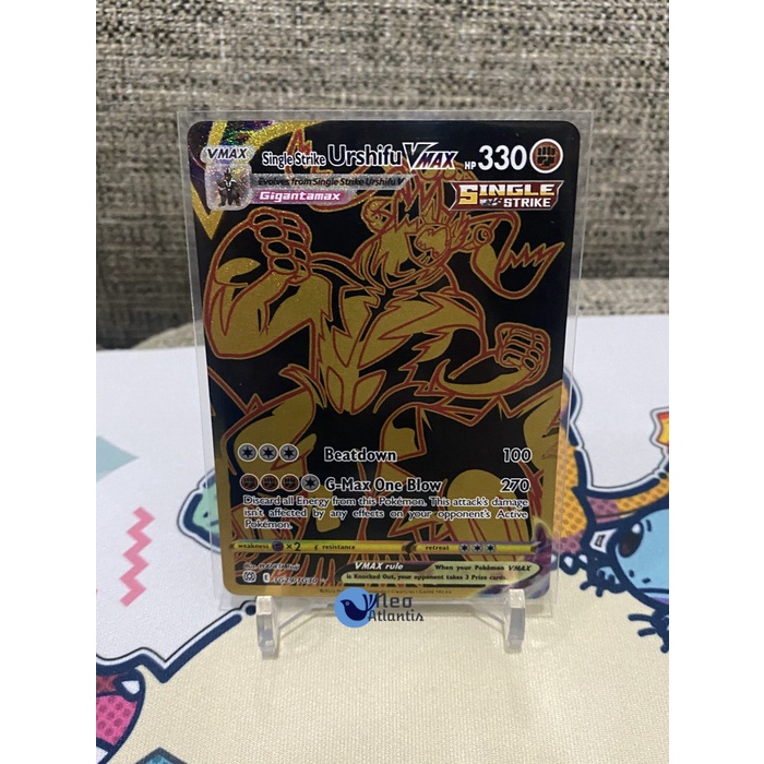 Pokemon TCG Single Strike Urshifu VMAX Black Secret Brilliant Stars