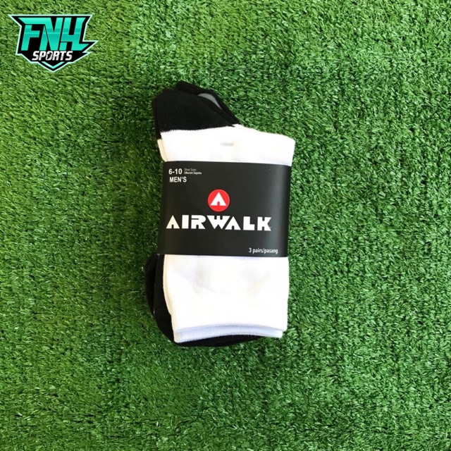 Kaos Kaki Airwalk Original Isi 3 Pasang Putih Unisex Socks