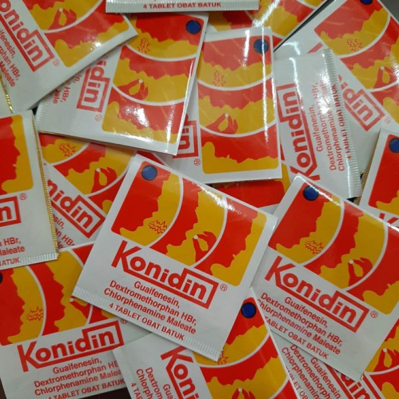 konidin obat batuk isi 4 tablet | obat batuk murah