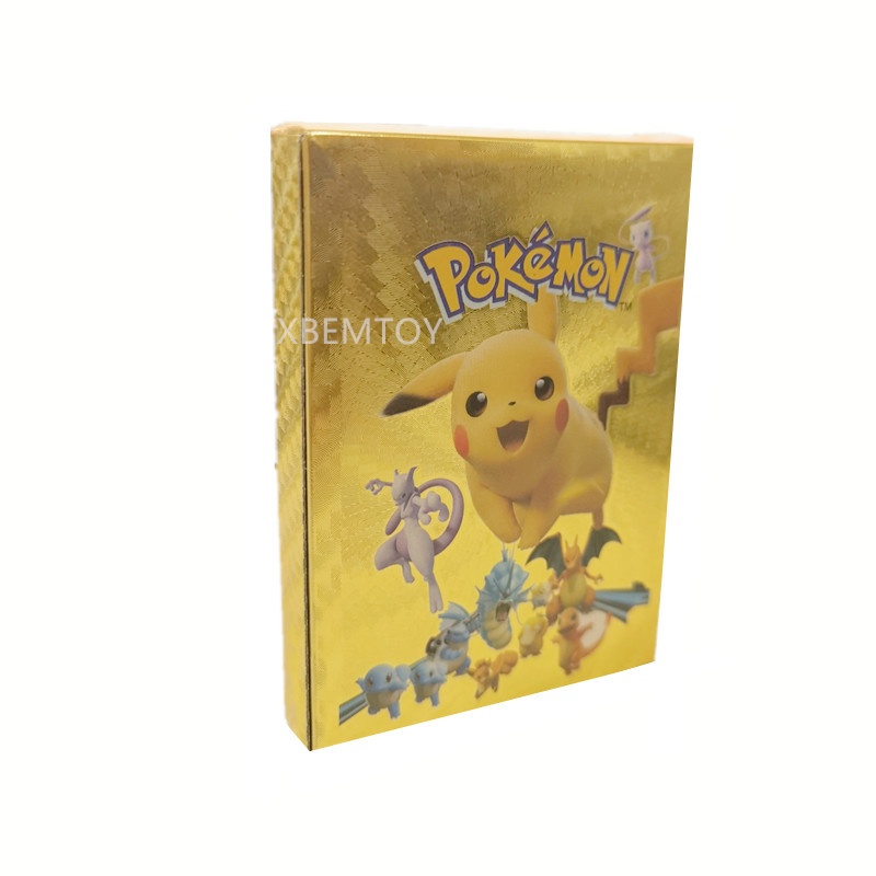 27pcs / Box Kartu Pokemon Charizard Trainer Bahan Metal Untuk Anak / Dewasa