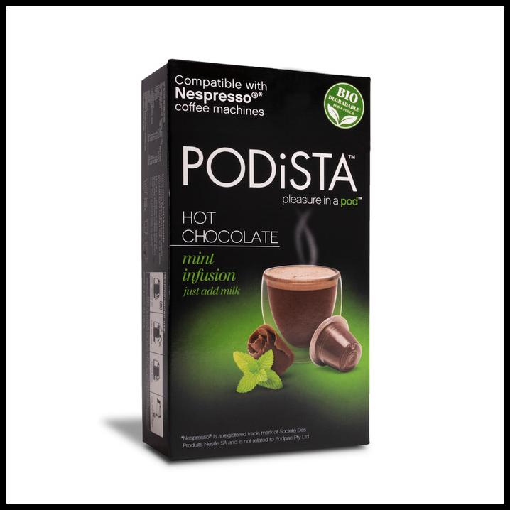 

Podista Chocolate Capsules - All Variants, Nespresso Compatible
