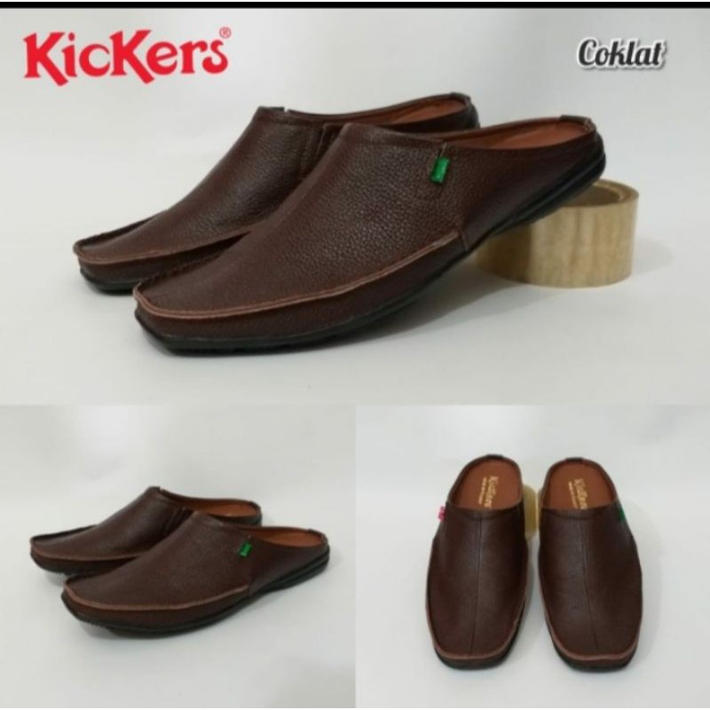 Sepatu sandal slop kickers pria