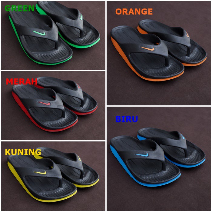 Sandal Pria Slide Sendal Jepit Nike Duramo Biru Murah