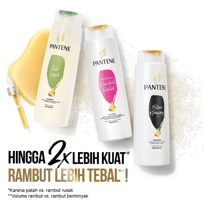 PANTENE SHAMPO PRO V 130ML KEMASAN BARU / SHAMPO PANTENE BOTOL /