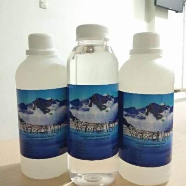 Air ion perak / Ionic water silver 20ppm 50ppm