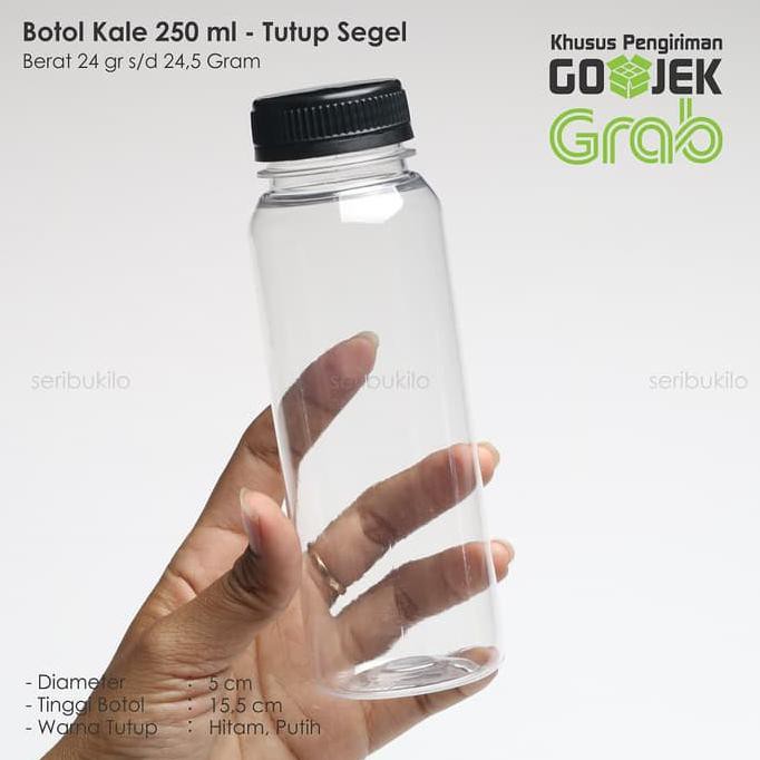 BOTOL KALE 250 ML + BOTOL PLASTIK KALE 250 ML - PUTIH