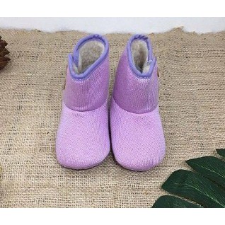 Sepatu Bayi | Sepatu NB | Prewalker Love Button Purple