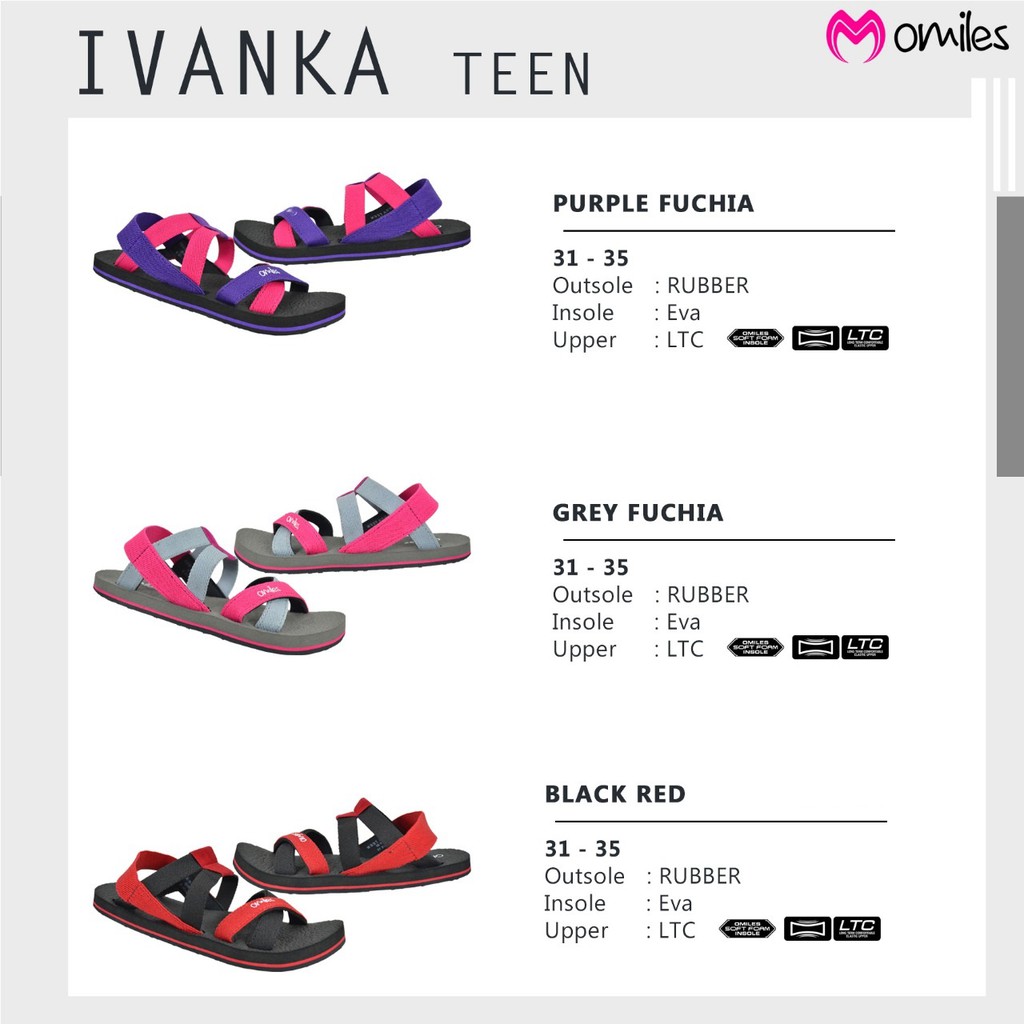 SANDAL OMILES Sandal Anak OMILES Sandal IVANKA TEEN