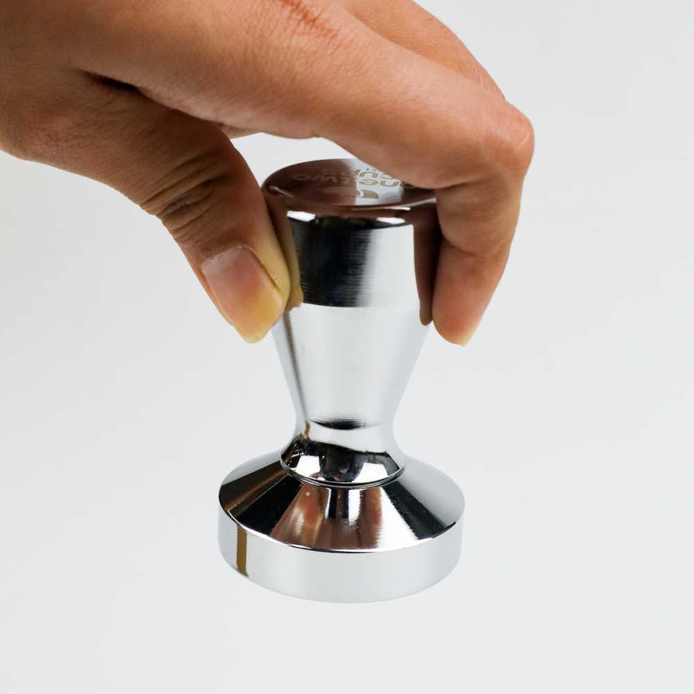 (100% BARANG ORI) One Two Cups Tamper Kopi Espresso Flat Stainless Steel 51mm - SS51