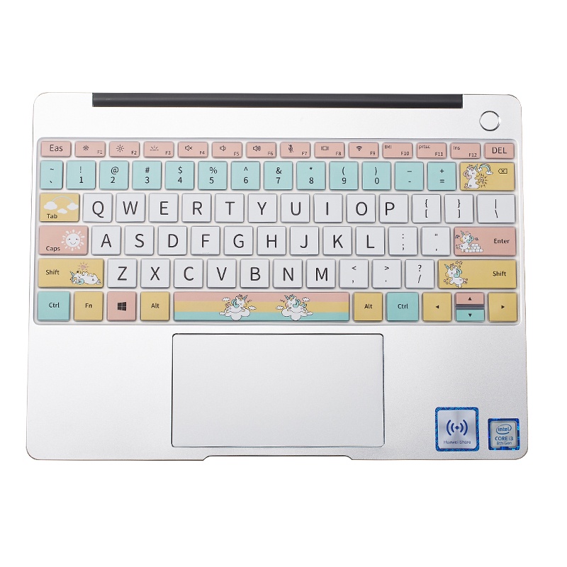 Film Pelindung Keyboard Bahan Silikon Motif Kartun Anti Debu Tahan Air Untuk Huawei 13S / 14S MateBook X Pro 2022