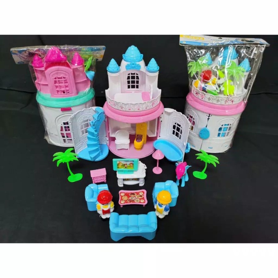 LH4 MAINAN ANAK DREAM CASTLE LH 4 EDUKASI RUMAH RUMAHAN ISTANA MEGAH LUCU