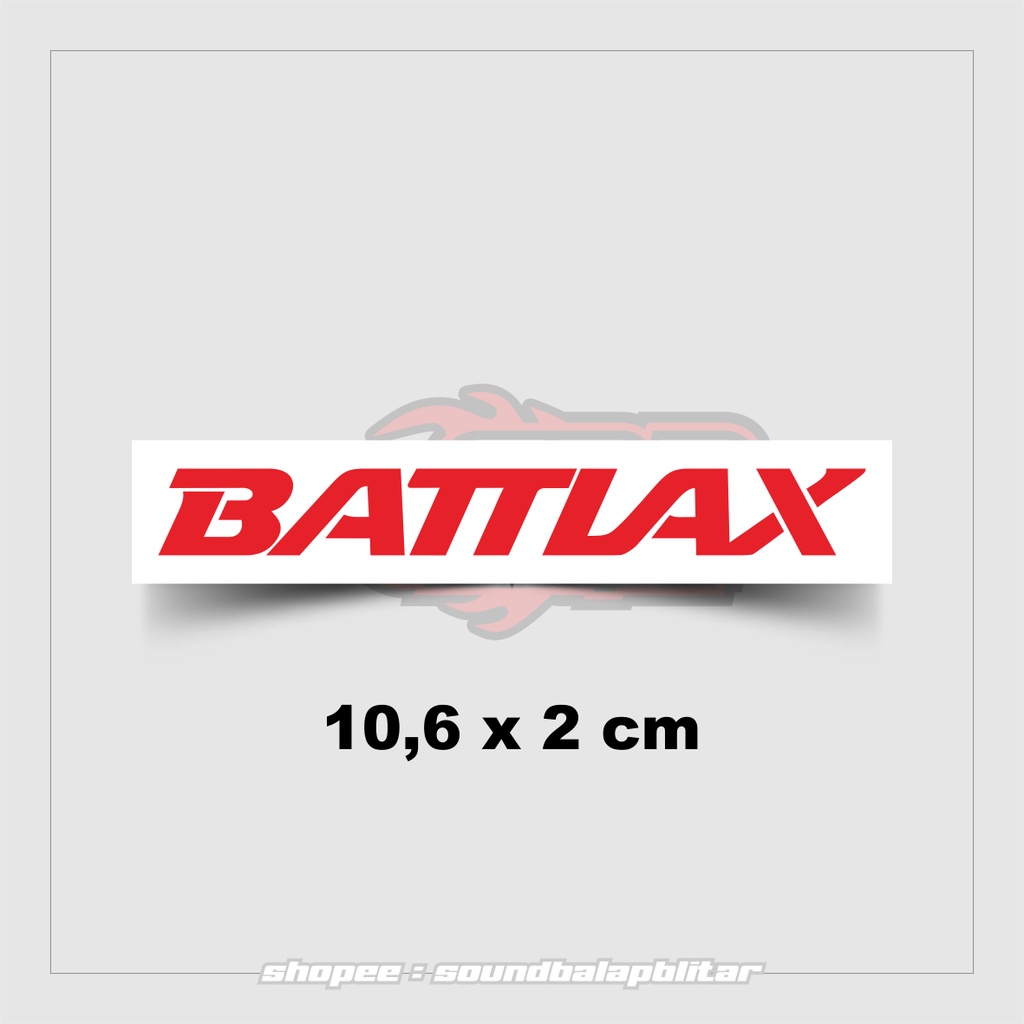 Stiker Sponsor Motor Racing Battlax Vynil Anti air