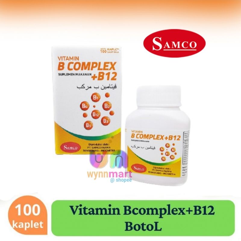 Jual Vitamin B Complex + B12 (Samco) | Shopee Indonesia