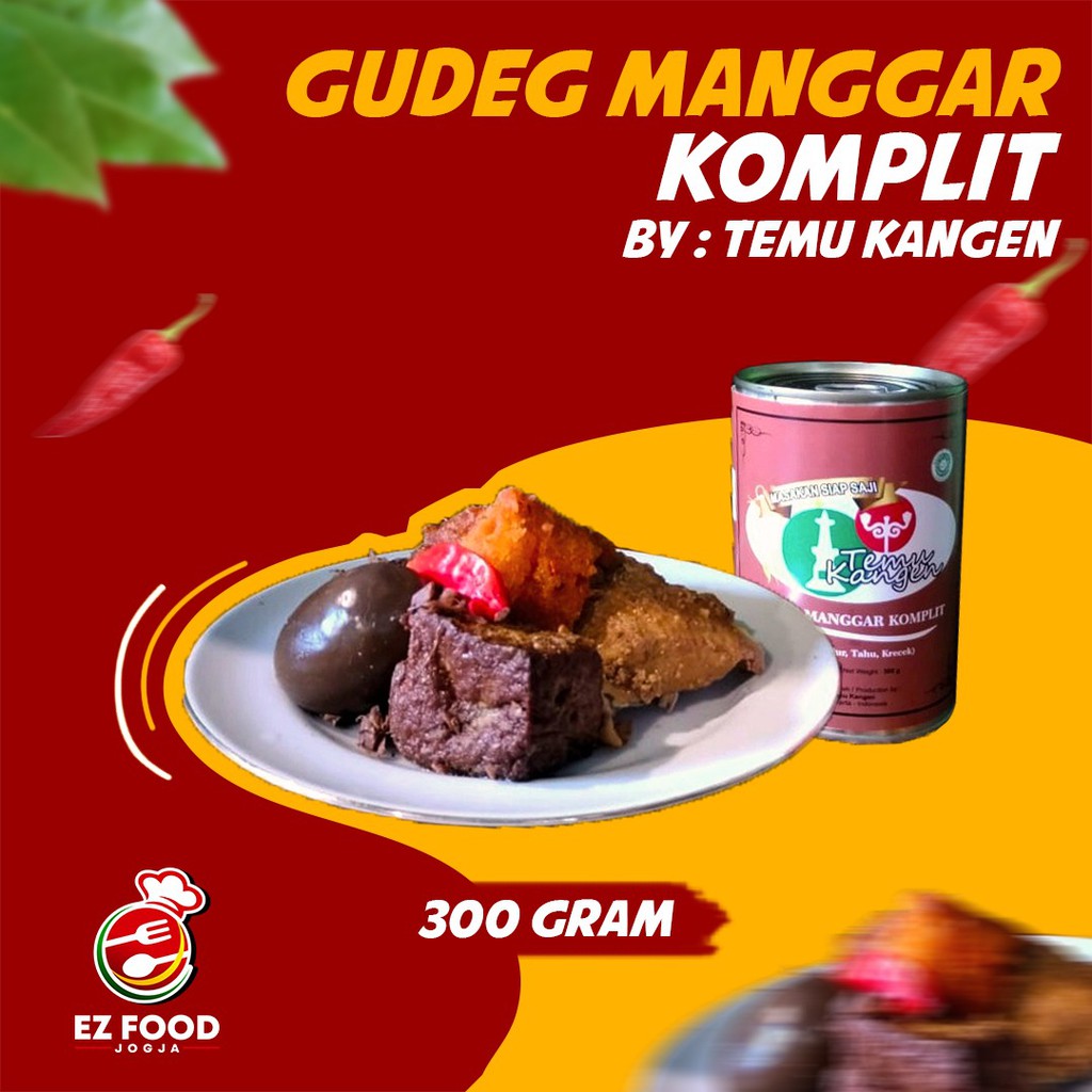 Jual Gudeg Manggar Komplit Temu Kangen Makanan Kaleng Ez Food Jogja