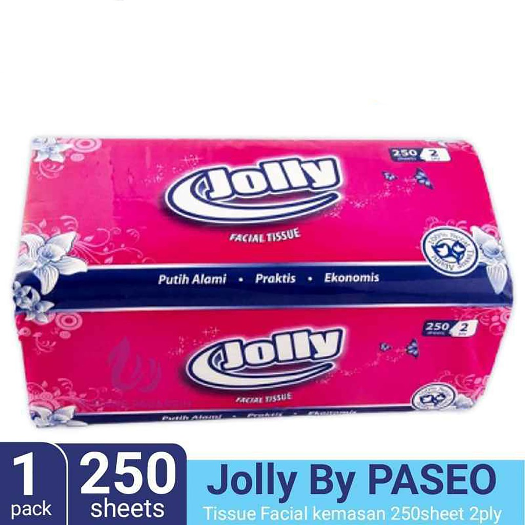 Jolly  Facial Tissue [250 Sheets/ 2 Ply]