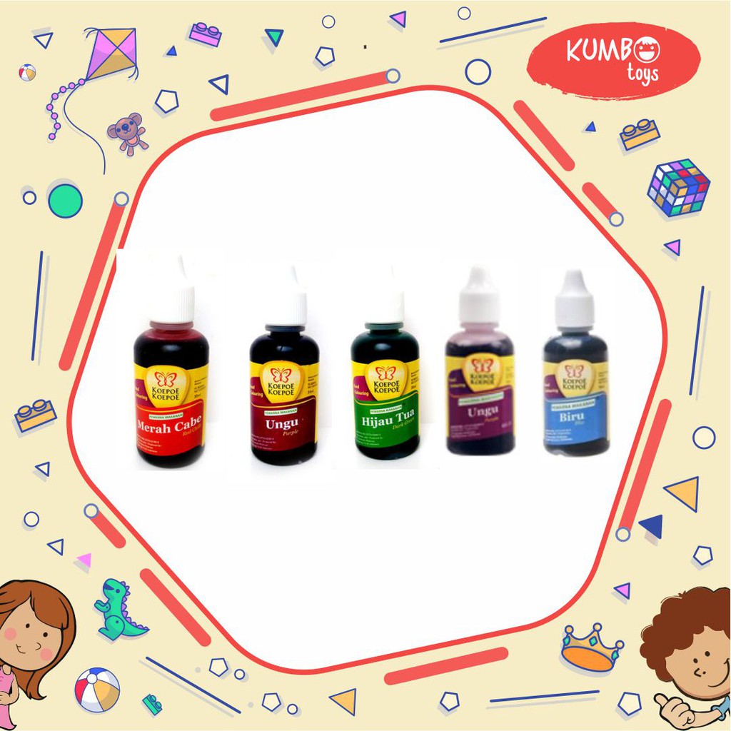 pewarna makanan edible eatable koepoe