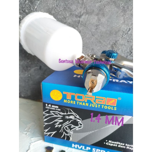 TORA HVLP Spray Gun Spraygun Semprotan Angin Cat Tabung Atas 600cc