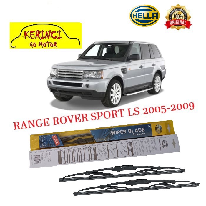 WIPER RANGE ROVER SPORT LS 2005-2009 HELLA PREMIUM 22&quot; &amp; 21&quot; SET