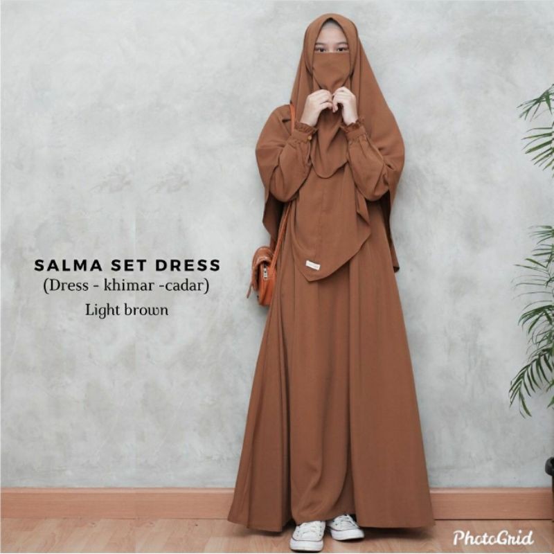 SALMA DRESS BY SISTRSIDE (GAMIS+KHIMAR+CADAR)