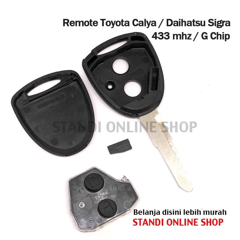 Remote Kunci Chip Transponder Remote PCB Mobil Daihatsu Sigra Terios