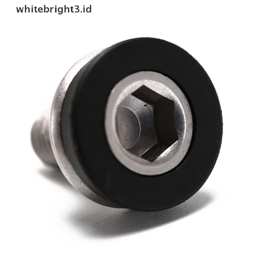 (whitebright3.id) 2pcs Baut crank bottom bracket Sepeda Tanpa Tutup Sekrup m8