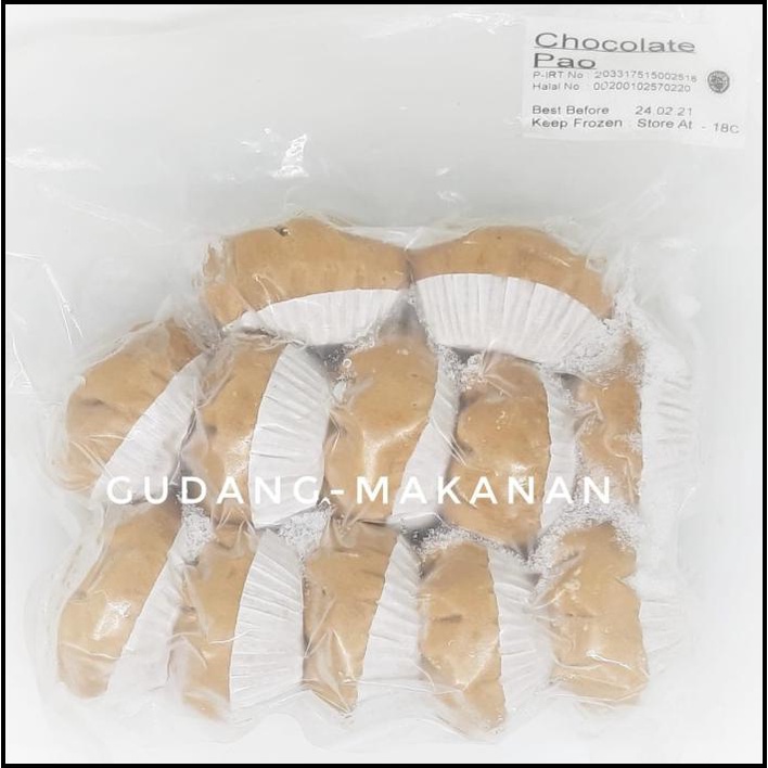 

Pao Coklat Isi 12 Pcs Premium Dimsum | Bakpao Coklat