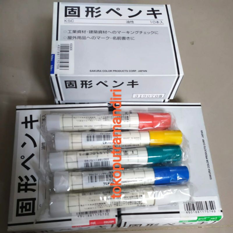 

Solid Marker Sakura KSC Crayon Multi Fungsi Marker Besi Marker karat