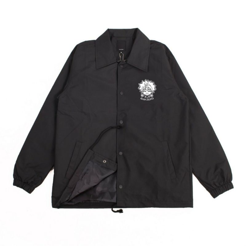 jaket coach animeHxH Killua Zoldyck Black