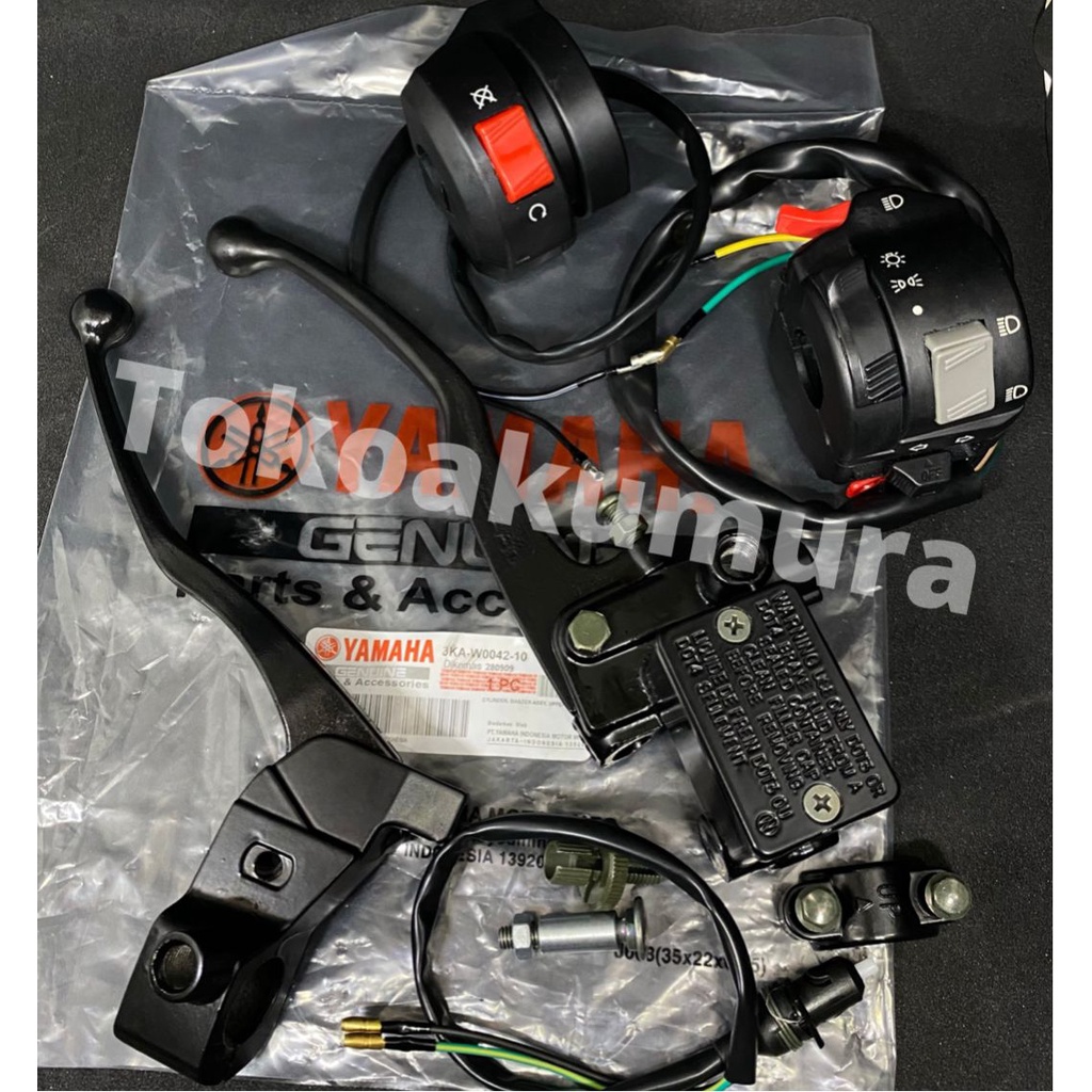 master rem atas assy rxk plus saklar kiri kanan rxk master rem depan rx king saklar set