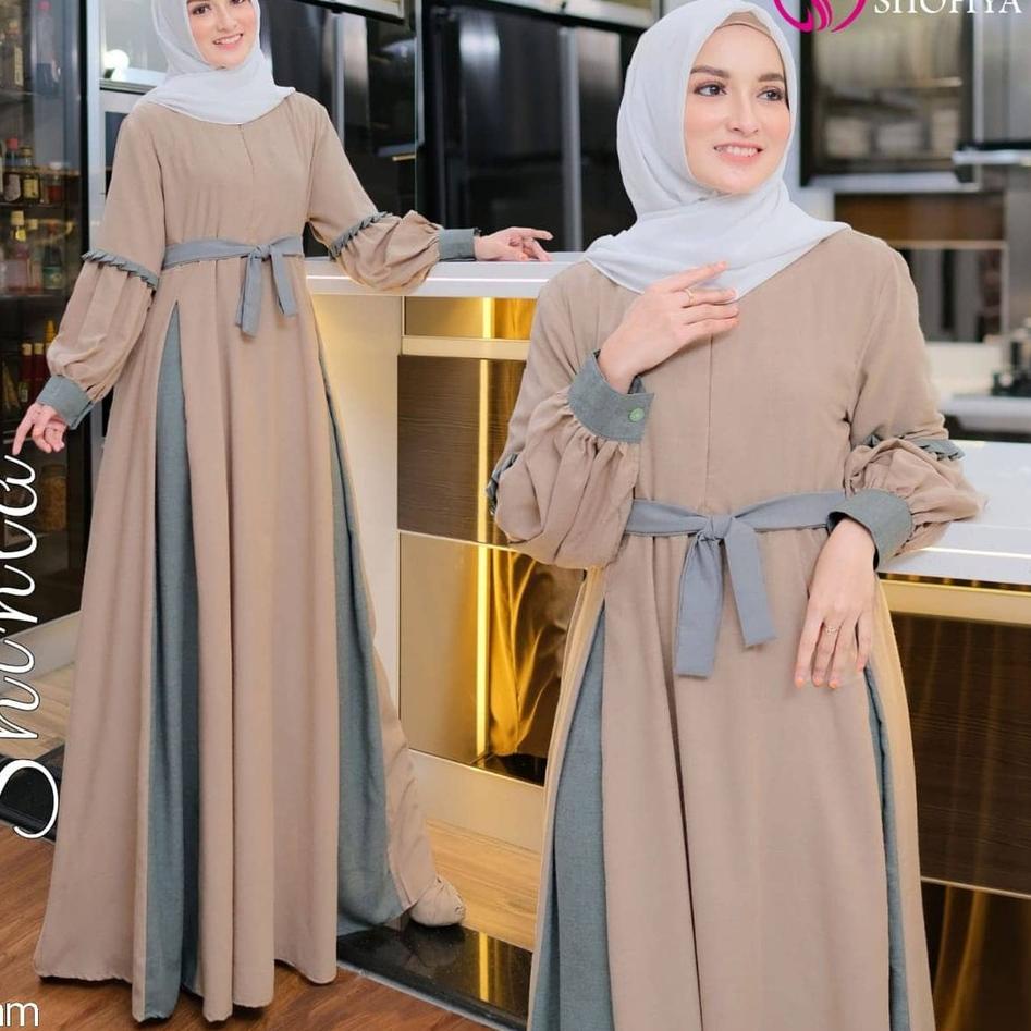 ✿ Baju Fashion Wanita Muslim Murah Shinta Dress Baju Gamis Syari Remaja Wanita Terbaru ✯