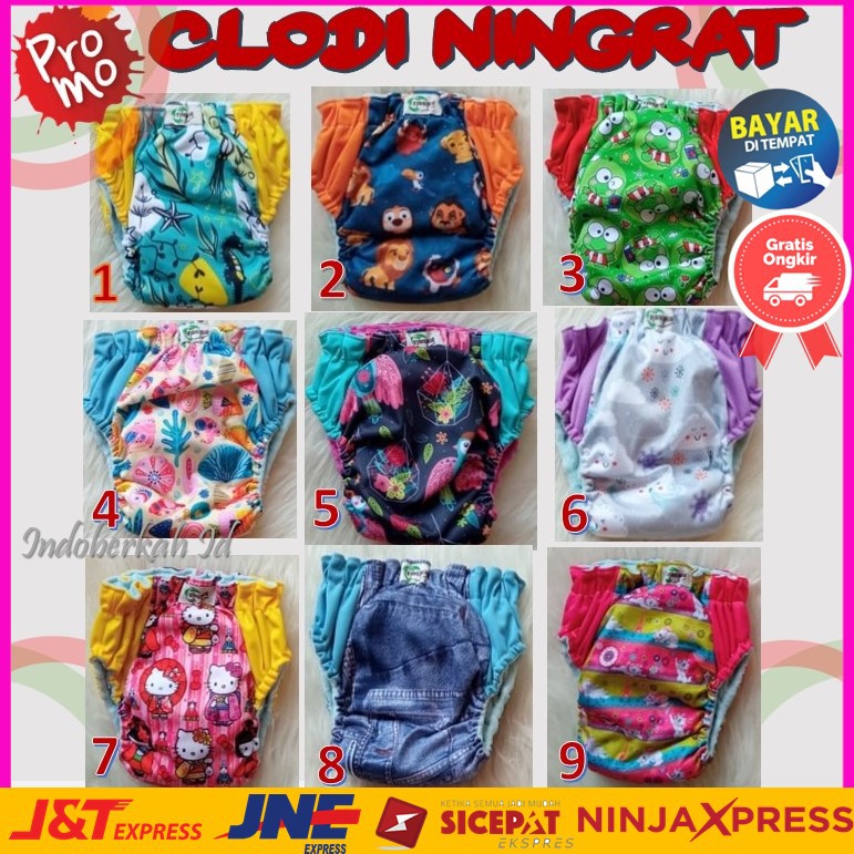 Paket Promo 3 pcs Clodi Ningrat Aio Reguler Dan Clodi Ningrat Jumbo Popok Cuci Ulang Terlaris