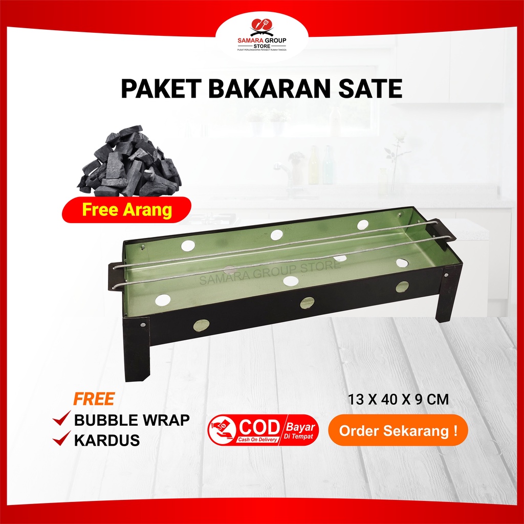 TEMPAT ALAT BAKARAN SATE - PANGGANGAN SATE - BARBEQUE TUNGKU BAKARAN SATE ARANG
